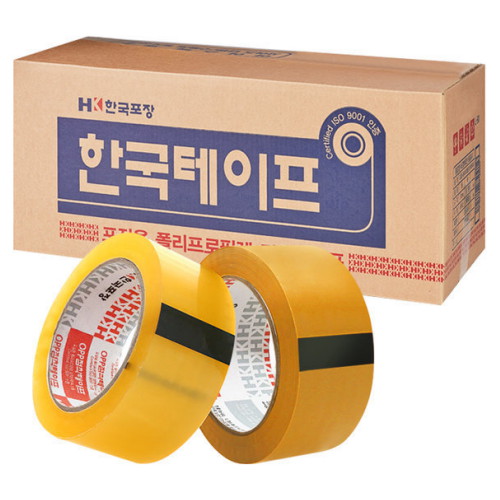 한국포장 박스테이프 중포장 48mm x 50m (50개)_이미지
