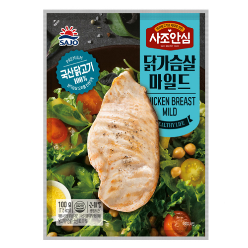 사조대림 사조안심 닭가슴살 마일드 100g (5개)_이미지