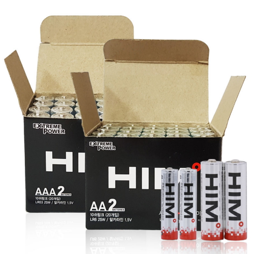 AA 20알 (벌크) + AAA 20알 (벌크)