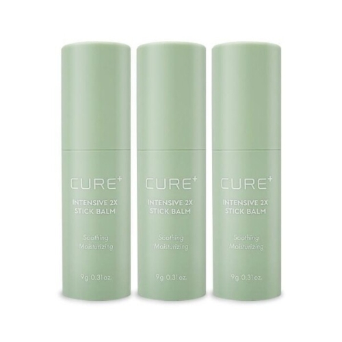 김정문알로에 큐어 인텐시브 이엑스 스틱 밤 9g (3개)_이미지