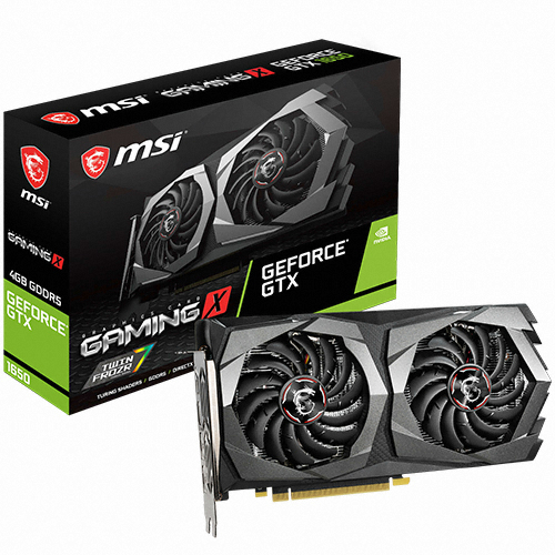 MSI 지포스 GTX 1650 게이밍 X D5 4GB 트윈프로져7_이미지