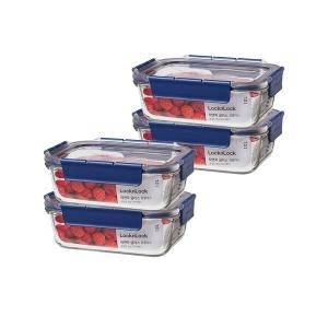 락앤락 탑클라스 직사각 1L (4개)_이미지