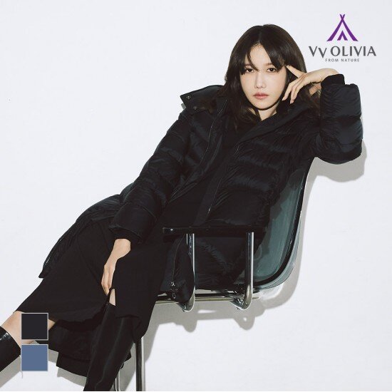 올리비아로렌 여성 구스 다운 점퍼 VVCKD3WA271_이미지