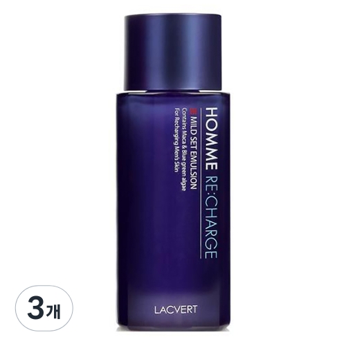 라끄베르 옴므 리차지 마일드 셋 에멀전 180ml (3개)_이미지