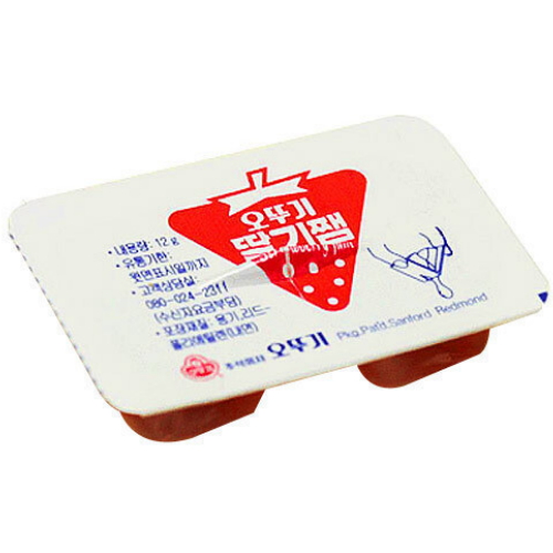 오뚜기 일회용 딸기쨈 디스펜팩 12g (70개)