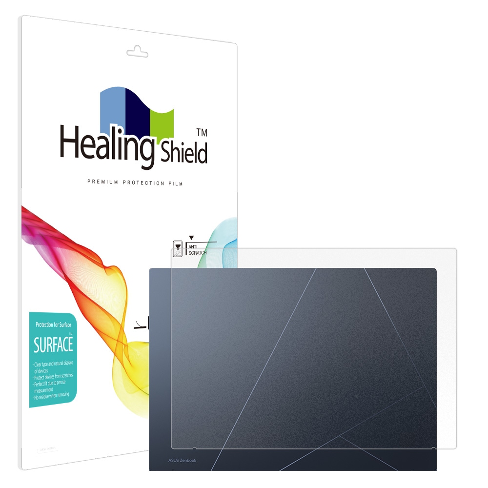 폰트리 힐링쉴드 ASUS 젠북 14 OLED UX3405CA 무광 외부보호필름 상판 2매_이미지