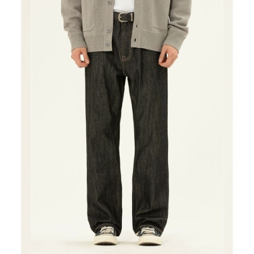 LEE 맨 스트레이트핏 RAW 데님 팬츠 블랙 LE2401IP32BK 100110