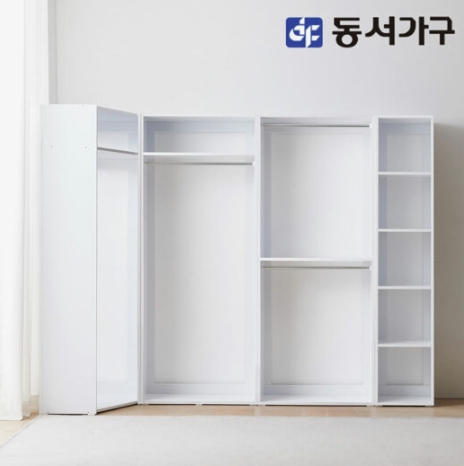 파로마 솔트 마이 선반 코너형 드레스룸 세트 2800_이미지