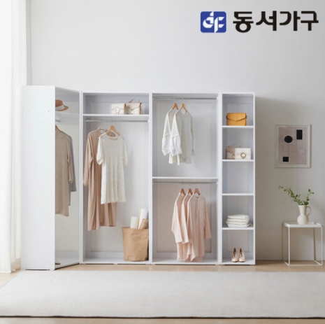 파로마 솔트 마이 선반 코너형 드레스룸 세트 2800_이미지