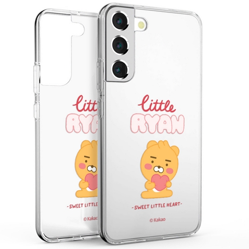 더블유아이 갤럭시A32 리틀카카오프렌즈 스윗리틀하트 클리어 젤리 케이스