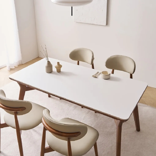 나무뜰 노체 양면 통세라믹 애쉬 원목 식탁 1600 (의자별도)_이미지