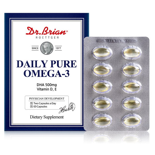 닥터브라이언 식물성 데일리 퓨어 오메가3 60캡슐 (1개)