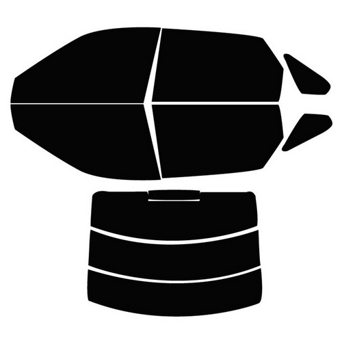 넥스텍 열차단 측후면 썬팅필름 현대 아반떼 XD 스포츠 전용