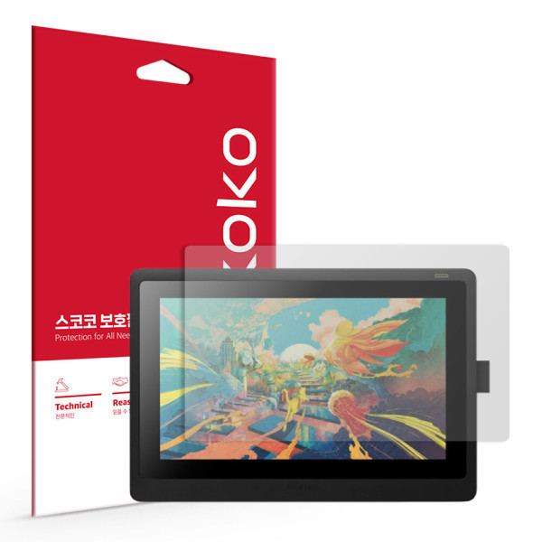 SKOKO 와콤 신티크16 DTK-1660 액정보호필름 (저반사)