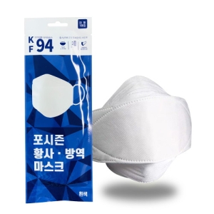 포시즌 황사 방역용 마스크 KF94 대형