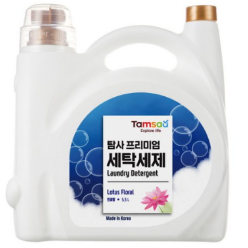 에이치비글로벌 줌 프리미엄 온가족 세탁세제 5.5L