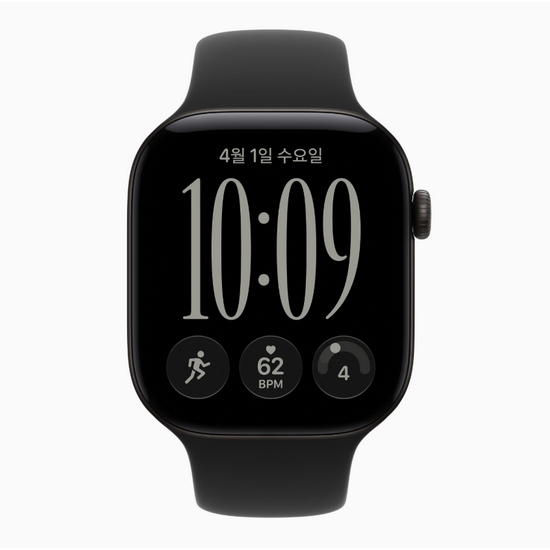 APPLE 워치 시리즈12 46mm Cellular 알루미늄 (블랙)_이미지