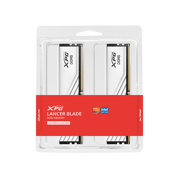 ADATA DDR5-6000 CL36 LANCER BLADE 화이트 패키지 파인인포 (32GB(16Gx2))_이미지