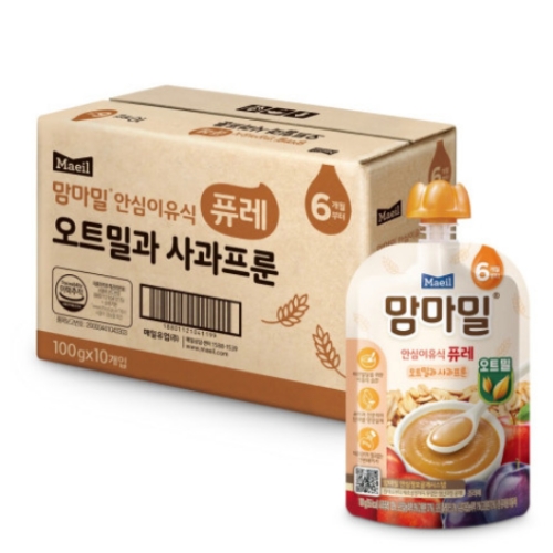 매일유업 맘마밀 안심이유식 단호박과 소고기 100g [1개]
