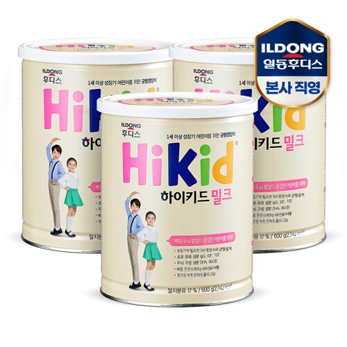 일동후디스 하이키드 밀크 600g (3개)_이미지
