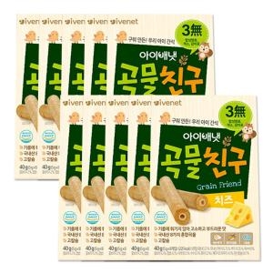 아이배냇 곡물친구 치즈 40g (10개)_이미지