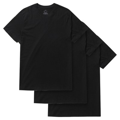 남성용 데일리 크루넥 반팔 티셔츠 ZOD5TR1102 블랙 95