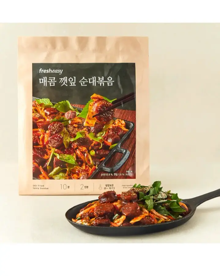 매콤 깻잎 순대볶음 627g