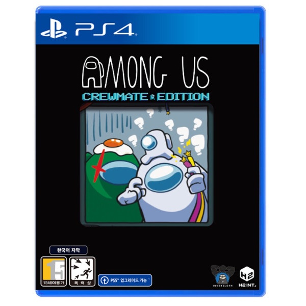 어몽 어스: 크루메이트 에디션 한글판 PS4, 패키지디스크_이미지