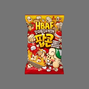 (주)바프 HBAF 감자튀김 앤 케찹맛 팝콘 80g (5개)_이미지