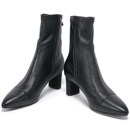 나인웨스트 제슨 스트레치 레더 부츠 NW005 (블랙)_이미지