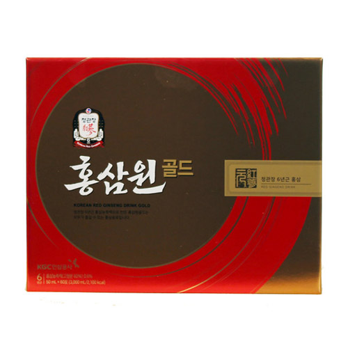 한국인삼공사 정관장 홍삼원 골드 50ml 60포 (4개)