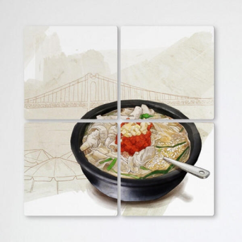 아트박스 꾸밈 ib465-멀티액자_부산돼지국밥