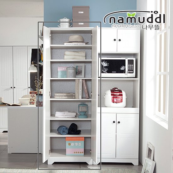 나무뜰 리안즈 폭깊은 잡동사니 수납장