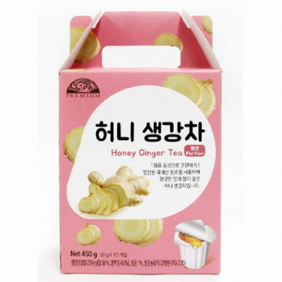 유기농산 오가닉스토리 허니 생강차 포션 15T (1개)_이미지