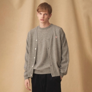 단톤 가디건 LAMBSWOOL V NECK KNIT DNB242M102-0002 남성 울 가디건_이미지