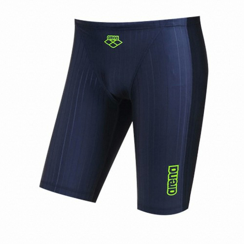 아레나 AQSCF05 남성 선수 4부사각 실내 수영복 (BLK)