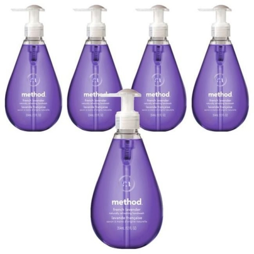 메소드 고보습 핸드워시 프렌치 라벤더 354ml (5개)_이미지