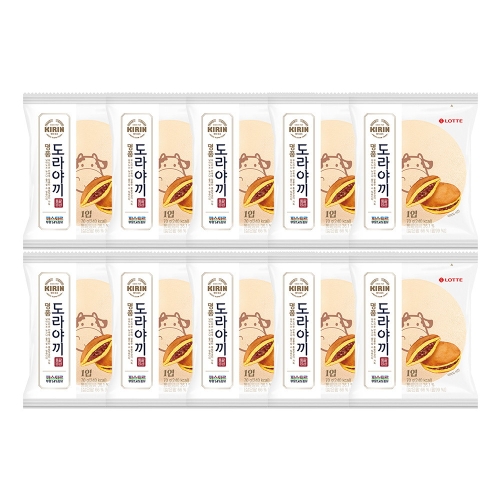 롯데 기린 빵 도라야끼팥빵 70g