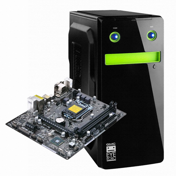 GMC 아이로보 블랙 + ASRock H81M-HDS 에즈윈