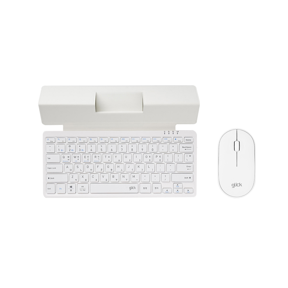 지클릭커 WMK320 무선 키보드 마우스 세트 (화이트)_이미지
