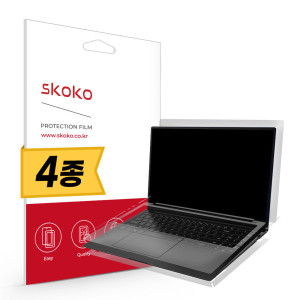 스코코 삼성전자 갤럭시북 프로 NT950XDB NT950XDY 무광 외부보호필름 (전신 4종)_이미지