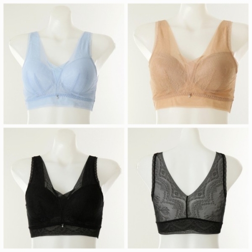 비너스 통기성과 가벼운 터치감의 여성스럽고 섬세한 스칼라 레이스 패턴 자가드 망 컵란쥬D_JVLGC354