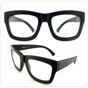 [불명] 패션뿔테 f 왕빅사이즈 무광블랙 가장크고두꺼운안경 빈 FS3000 03 무광블랙_이미지