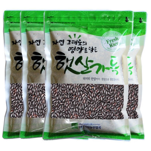 아침농산잡곡 햇살가득 찰흑미 500g (4개)_이미지