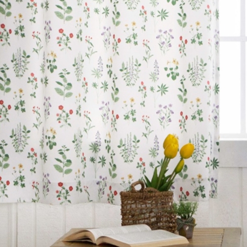 까르데코 피핀 내츄럴 플라워 암막커튼