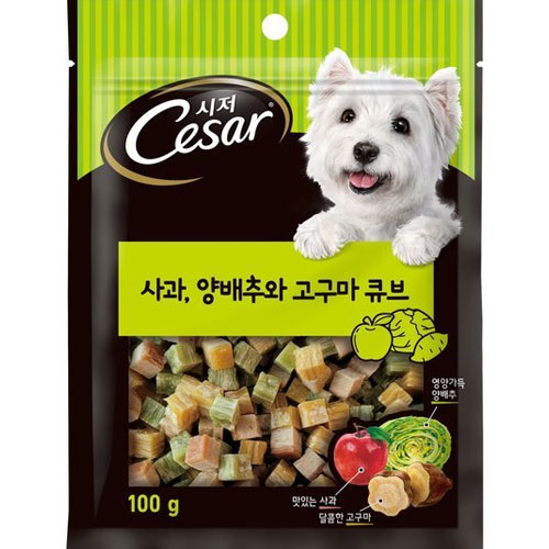  시저 사과, 양배추와 고구마 큐브 100g [1개]