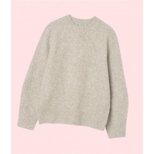 밀로 29일 크롭 실루엣 니트 니트티 스웨터 티셔츠 상의 화이트 멜란지 ML425WHM 4251963