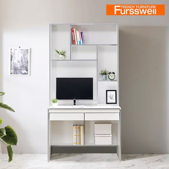 스타 높은 책꽂이 책상 세트