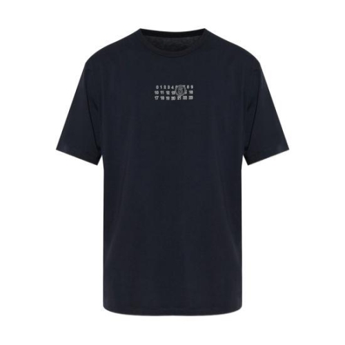 메종마르지엘라 MM6 프린티드 넘버스 그래픽 티셔츠 SH0GC0057 S