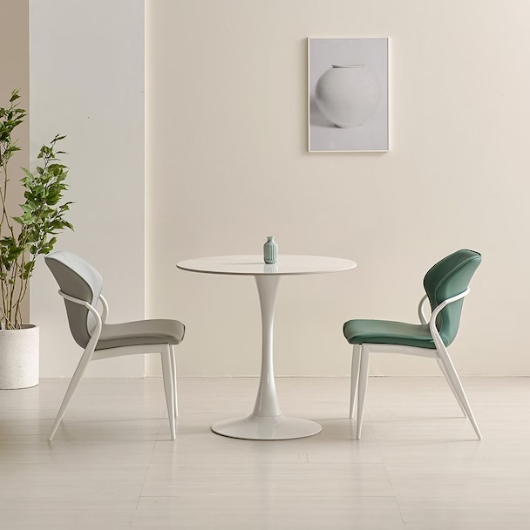 라로퍼니처 쿠페 원형 포세린 세라믹 식탁 800